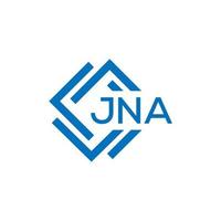 jna Brief Logo Design auf Weiß Hintergrund. jna kreativ Kreis Brief Logo Konzept. jna Brief Design. vektor