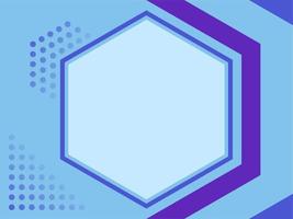 Blau abstrakt Hintergrund mit Hexagon zum Broschüre oder andere vektor