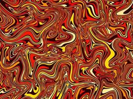 röd lava bläck marmor målning design mall. brand Vinka flytande olja abstrakt konst vektor. vektor