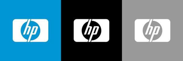 hp logotyp vektor, hp ikon fri vektor