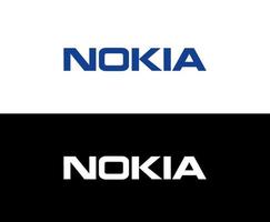 Nokia logotyp vektor, Nokia ikon fri vektor