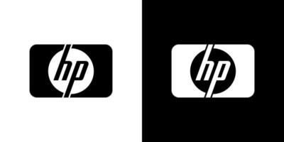 hp logotyp vektor, hp ikon fri vektor