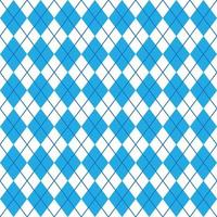 Blau und Weiß nahtlos Argyle Muster vektor