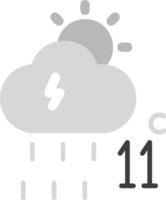 väderprognos vektor ikon