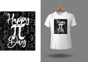 happy pi day t-shirt design vektor