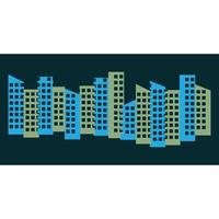 Stadt Skyline Bilder Illustration vektor