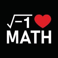 matematik t-shirt design vektor