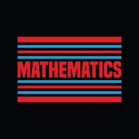 matematik t-shirt design vektor