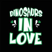 Dinosaurier T-Shirt Design vektor