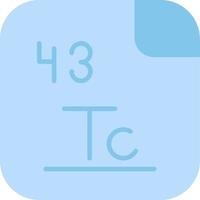 teknetium vektor ikon