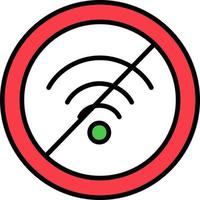 kein WLAN-Vektorsymbol vektor