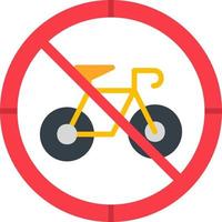 Nein Fahrrad Vektor Symbol