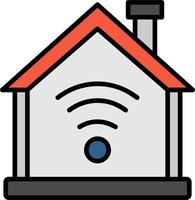 Smart-Home-Vektorsymbol vektor