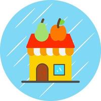 Obst-Shop-Vektor-Icon-Design vektor