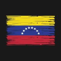 venezuela flag pinselvektor vektor