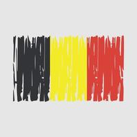 Belgien flagga vektor