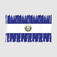 el salvador flaggvektor vektor