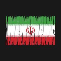 iranische flagge vektor