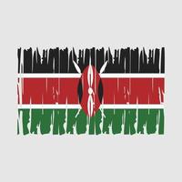 Kenia Flagge Vektor