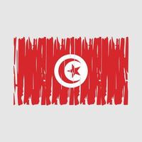 tunisien flagga vektor