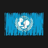 unicef flagga vektor