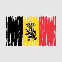 Belgien flagga vektor