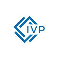 ivp brev logotyp design på vit bakgrund. ivp kreativ cirkel brev logotyp begrepp. ivp brev design. vektor