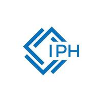 iph brev logotyp design på vit bakgrund. iph kreativ cirkel brev logotyp begrepp. iph brev design. vektor