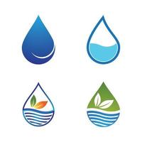 Wassertropfen-Logo-Bilder vektor