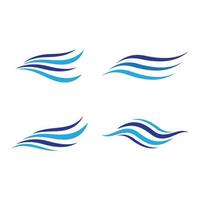 Wasserwelle Logo Bilder vektor