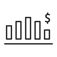 online Handel Symbol Vektor. Investitionen Illustration unterzeichnen. finanziell Analyse Symbol oder Logo. vektor
