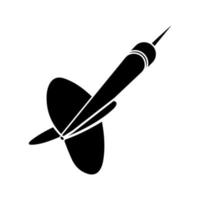 Darts Symbol Vektor. Pfeil Illustration unterzeichnen. Richtigkeit Symbol. Scharfschießen Logo. vektor