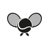 Tennis Symbol Vektor. Tennis Schläger Illustration unterzeichnen. Sport Symbol oder Logo. vektor