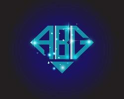 abg brev logotyp kreativ design. abg unik design. vektor