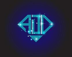 adc Brief Logo kreativ Design. adc einzigartig Design. vektor