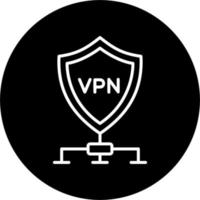 VPN-Vektorsymbol vektor