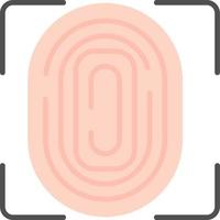 Touch-ID-Vektorsymbol vektor