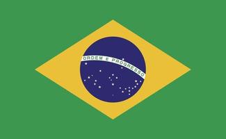 Brasilien Nationalflagge in exakten Proportionen - Vektor-Illustration vektor