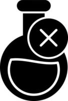 Nein chemisch Vektor Symbol