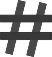 Hashtag-Vektorsymbol vektor