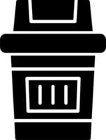 Papierkorb-Vektor-Symbol vektor