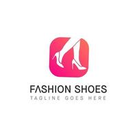 vektor samling av mode sko logotyper