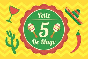 Cinco de Mayo bakgrund vektor