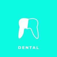 dental och tänder logotyp. vektor illustration