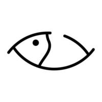 Fisch Logo Design Symbol. Vektor Illustration
