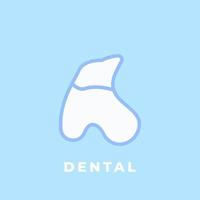 dental och tänder logotyp. vektor illustration