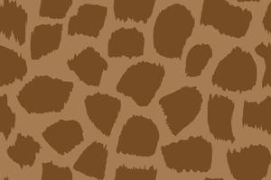 Vektor nahtlos Muster mit Giraffe Haut Textur. wiederholen Giraffe Hintergrund zum Textil- Design,