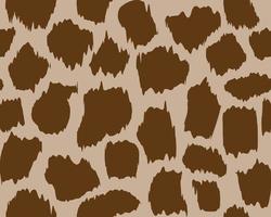 Giraffe Haut nahtlos Vektor Muster