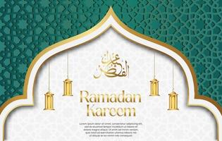 premie vektor islamic stil ramadan kareem och eid dekorativ bakgrund