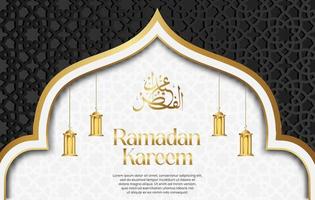 premie vektor islamic stil ramadan kareem och eid dekorativ bakgrund